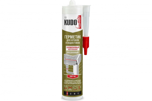 Герметик для кровли KUDO KSK-140 прозрачный 280мл