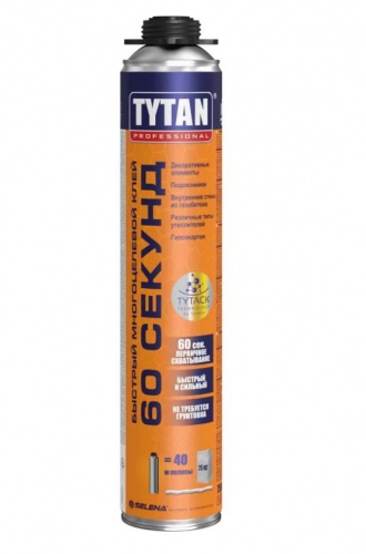Пено-клей универсальный Быстрый 60 сек. TYTAN  (750мл)  26296