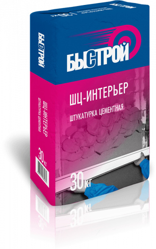 Штукатурка цементная ШЦ-Интерьер (30кг) 