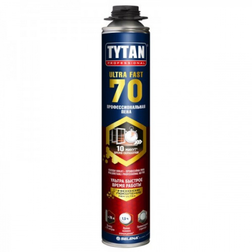 Пена профессиональная TYTAN Professional ULTRA FAST 70 (870мл)