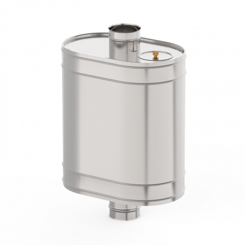 Бак на трубе для печи, D=115 (70л.) (штуцер 3/4)