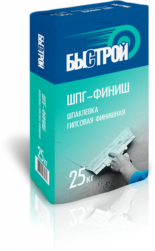 Шпаклёвка гипсовая финишная ШПГ-финиш (25кг) 