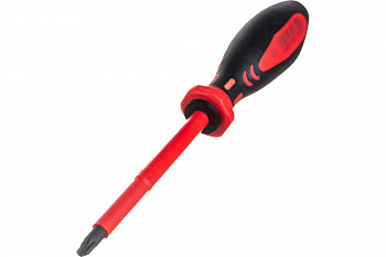 Отвертка диэлектр. Ultra Grip FL-PZ-2*100мм CR-V КОБАЛЬТ в Стерлитамаке фото